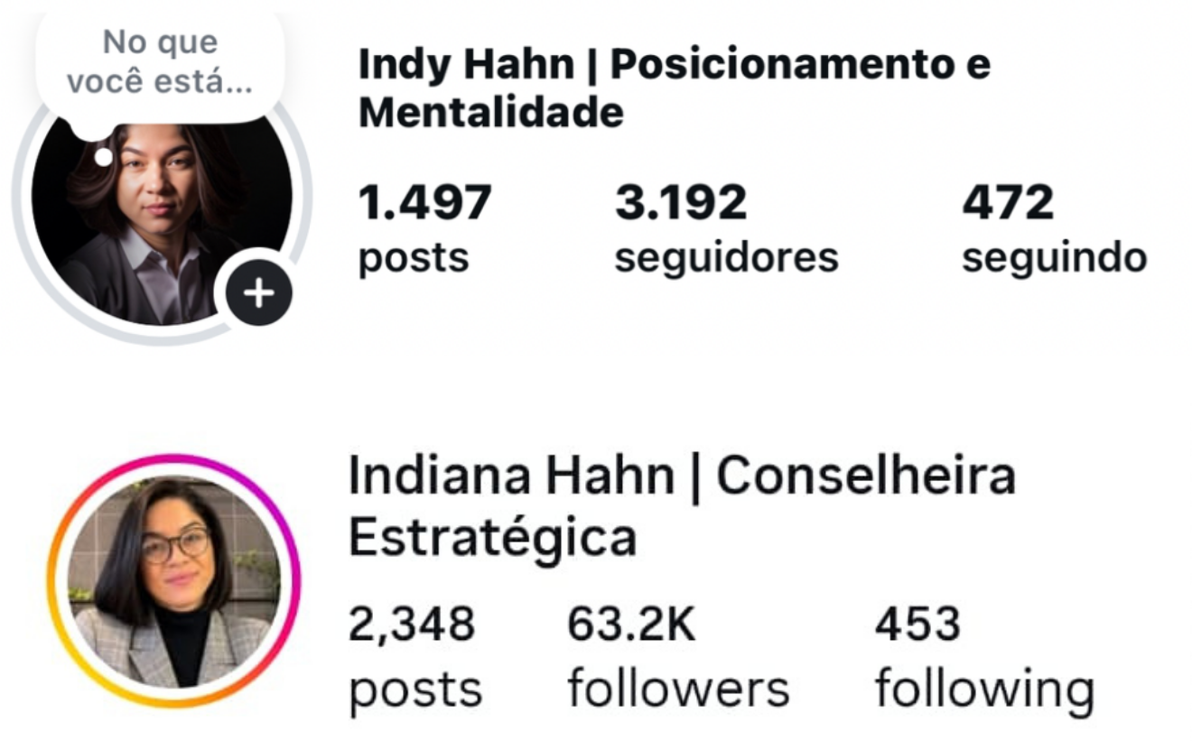 Resultado de Indiana - print de conversa